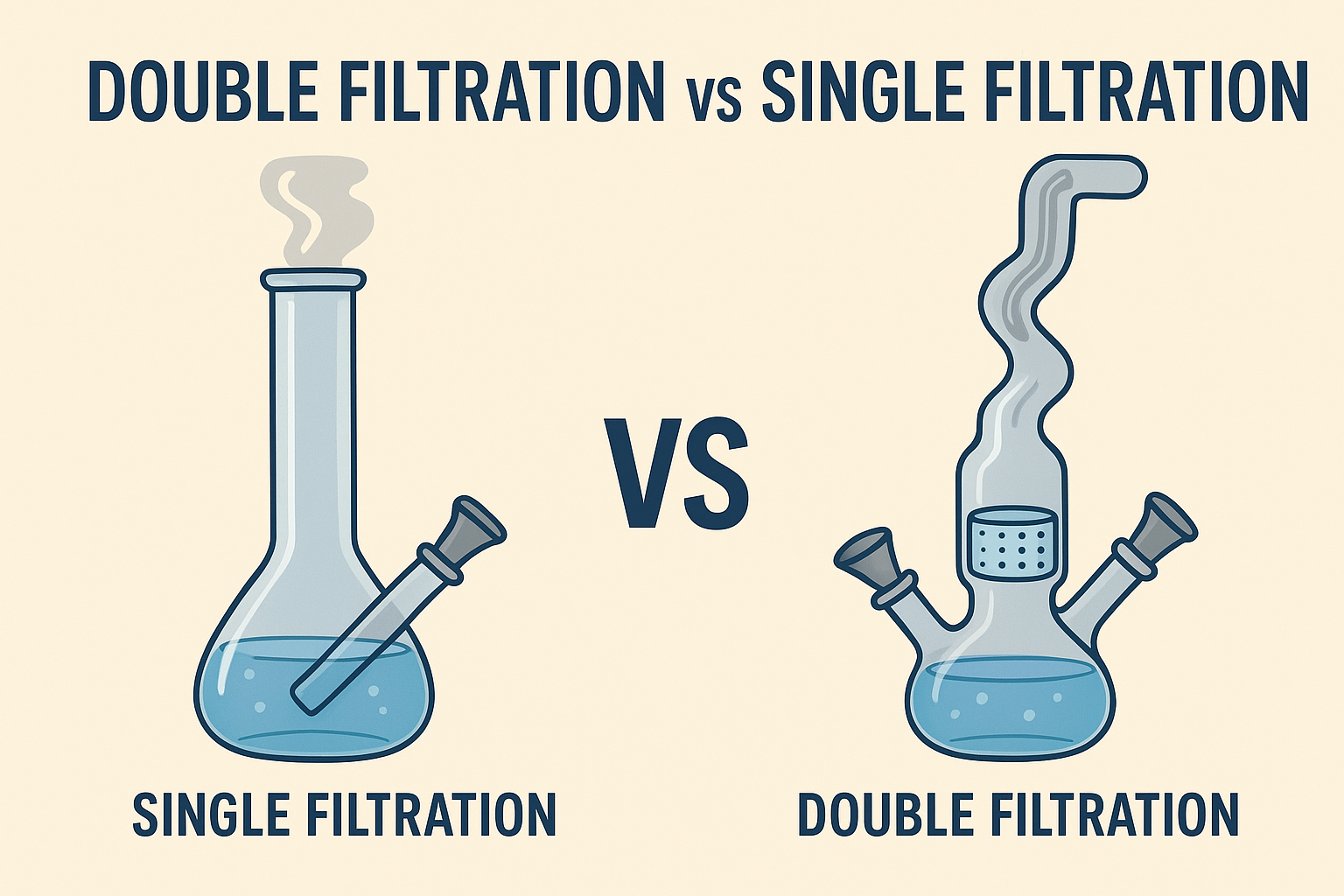 Double Filtration vs Single Filtration: Which Glass Bong is Better for You?