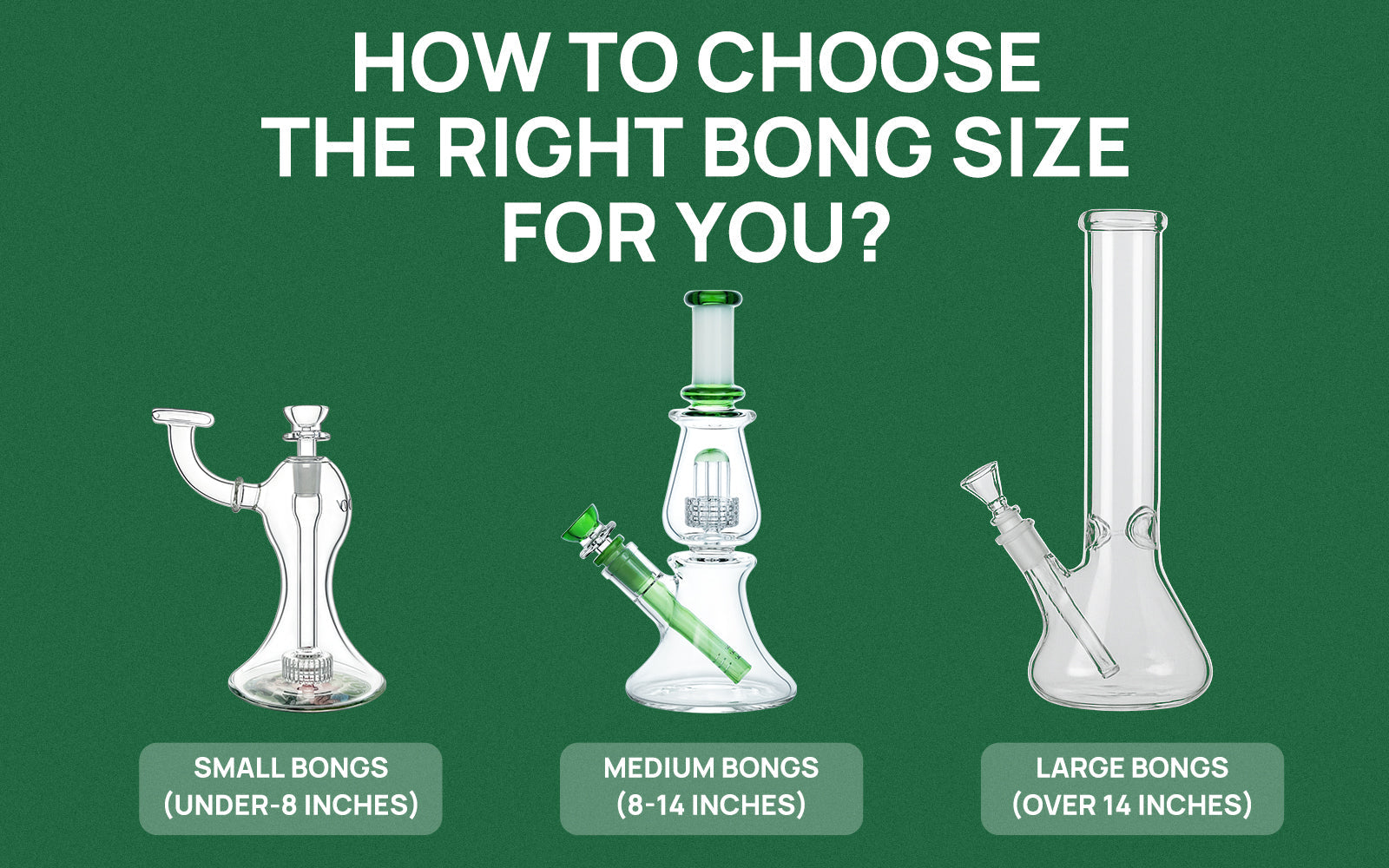 How To Choose The Right Bong Size For You?