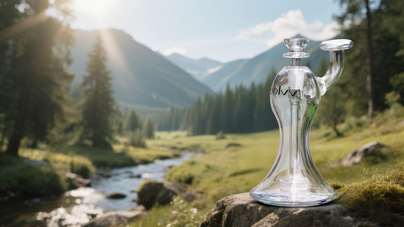 OOLVV Cobra Glass Bong - Blue