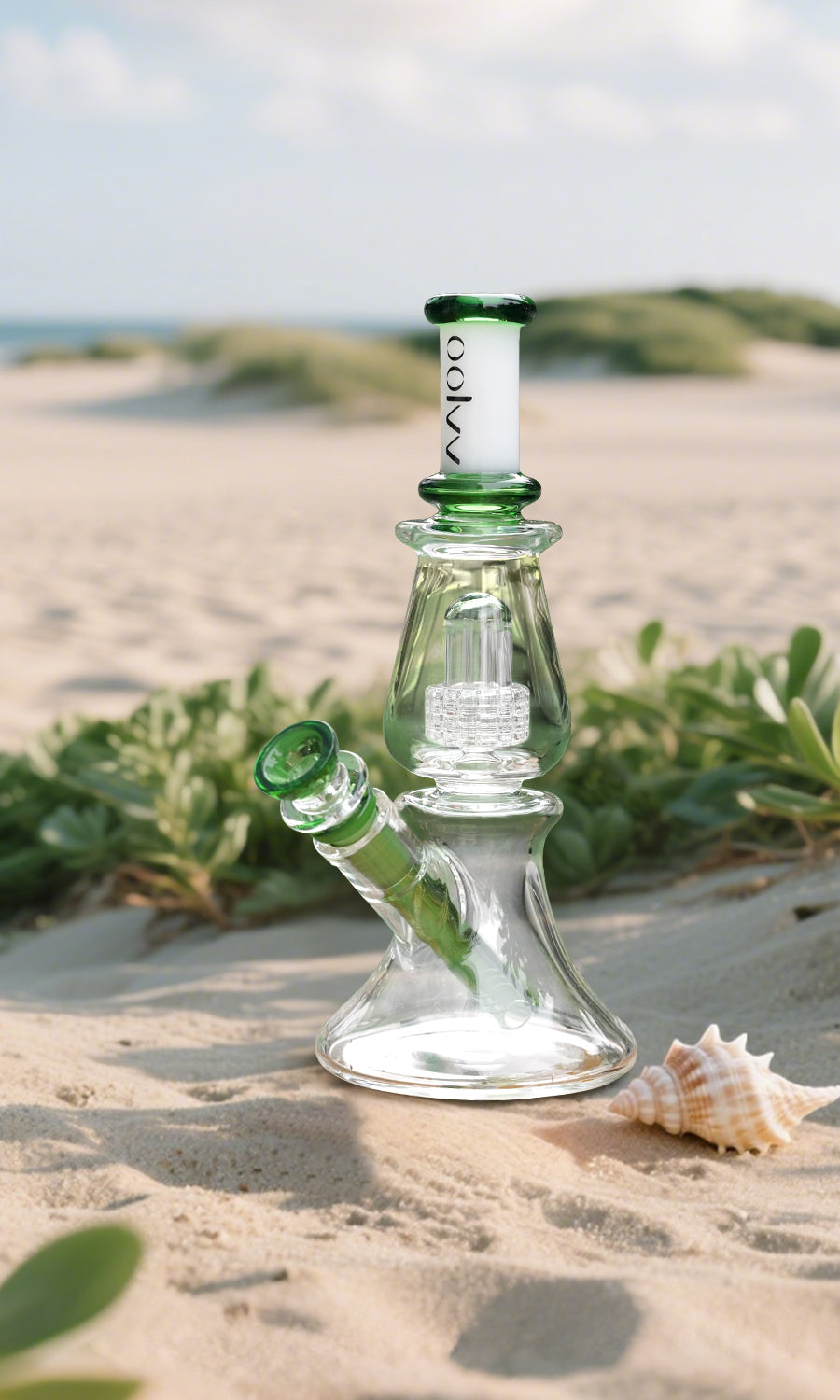 OOLVV Smora Glass Bong - Green